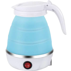 Folding Electric Kettle Blue Color